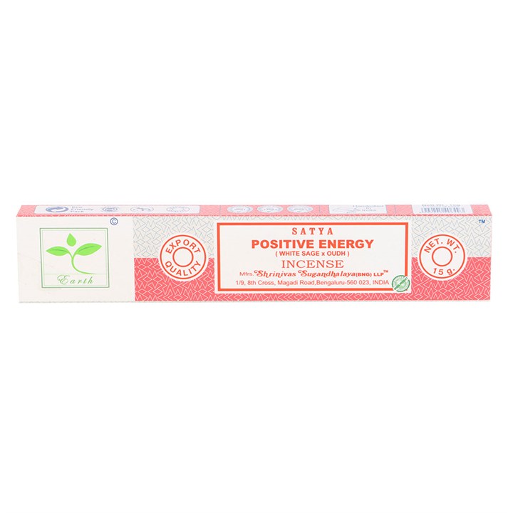6 Packs of Positive Energy Earth Incense by Satya N/A