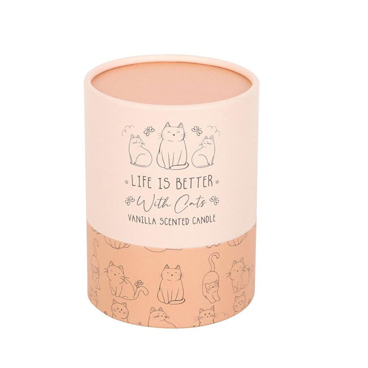 Life Is Better With Cats Vanilla Candle N/A