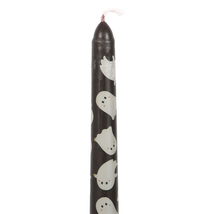 Sweet Ghost Candle Holder with Taper Candle N/A