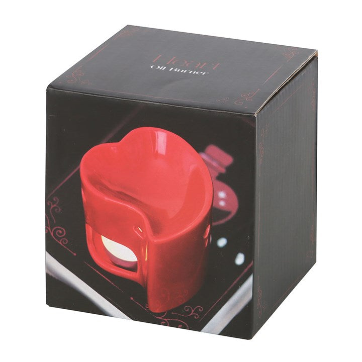 Red Heart Oil Burner and Wax Warmer N/A
