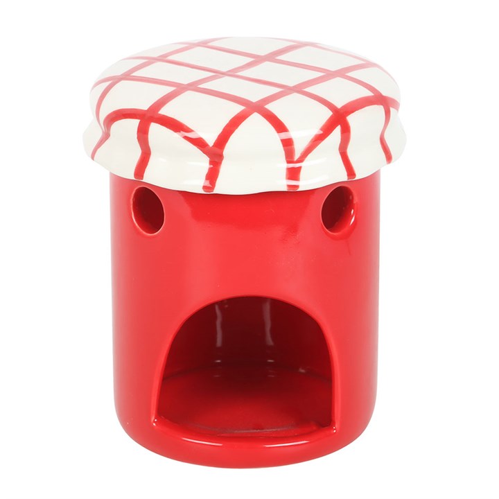 Cherry Jam Jar Oil Burner and Wax Warmer N/A