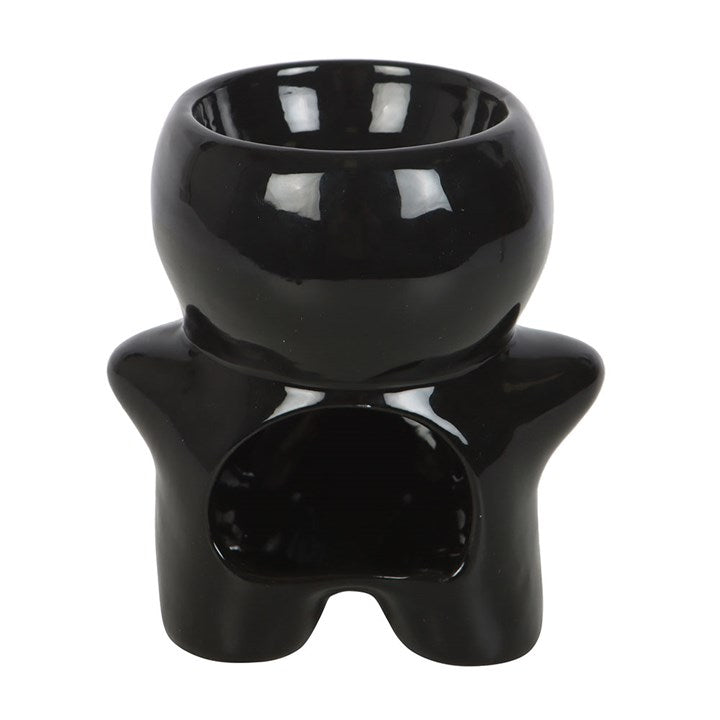 Black Gingerdead Man Oil Burner and Wax Warmer N/A