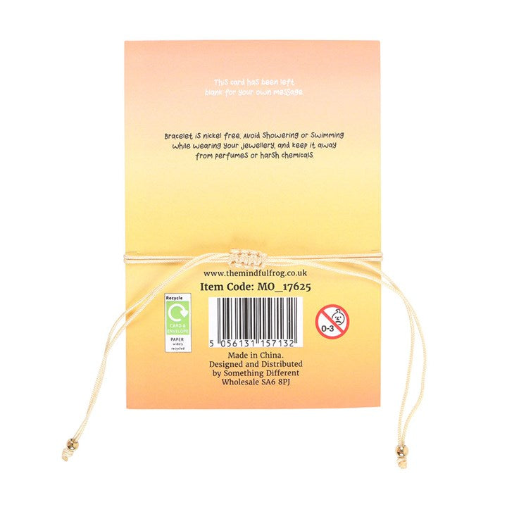 Be Brave Yellow Jade Crystal Moon Bracelet N/A