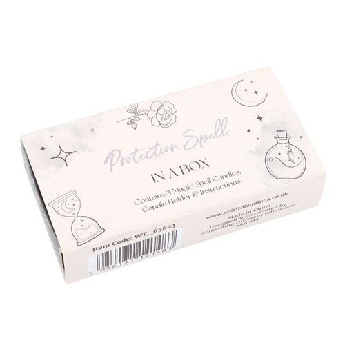 Magic Protection Spell in a Box Top White Black