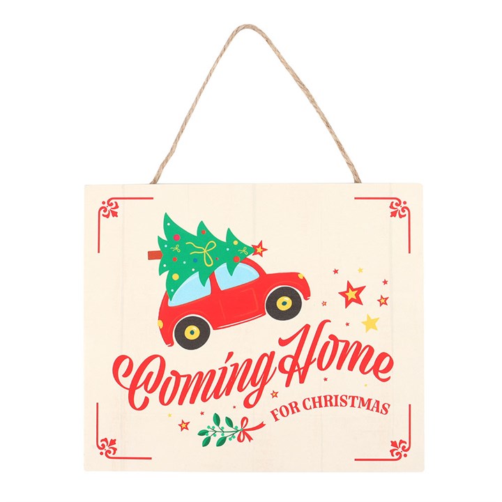 Coming Home for Christmas Hanging Sign N/A