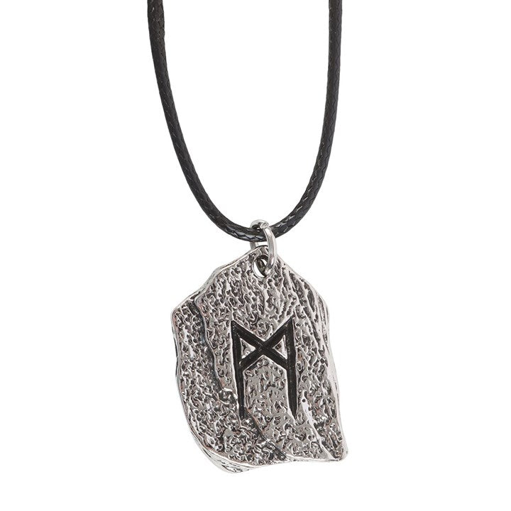 Rune of Transformation Viking Cord Necklace N/A