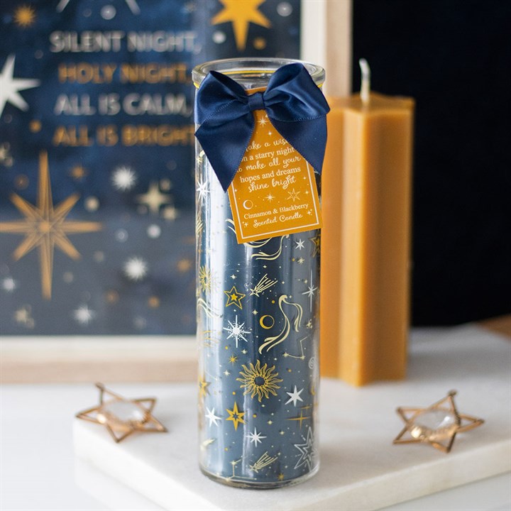 Starry Night Cinnamon & Blackberry Tube Candle N/A
