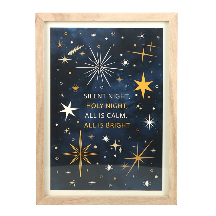 Silent Night Framed Wall Art Print N/A