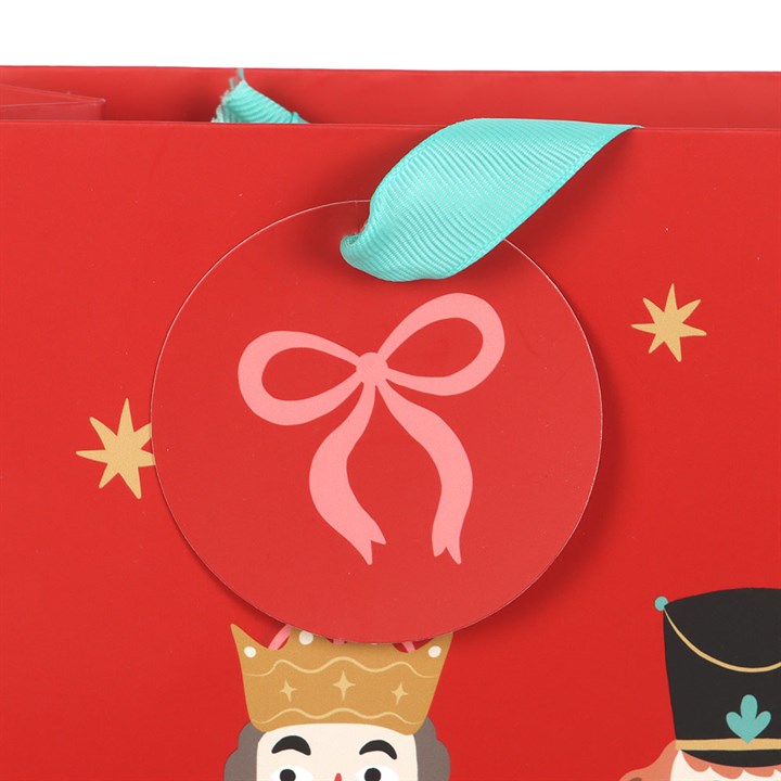 23cm Red Nutcracker Gift Bag N/A