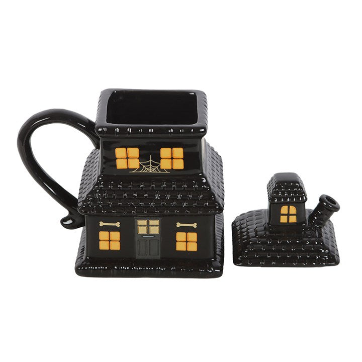 Black Haunted House Mug N/A