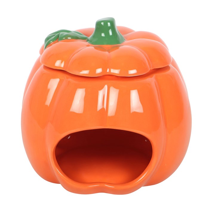Cute Smiling Pumpkin Oil Burner and Wax Warmer N/A