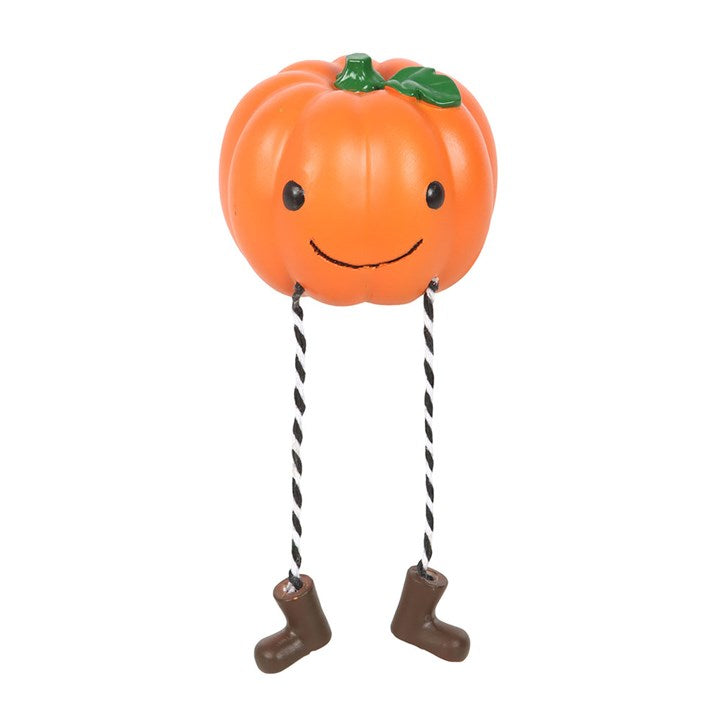 Cute Smiling Pumpkin Shelf Sitter Ornament N/A