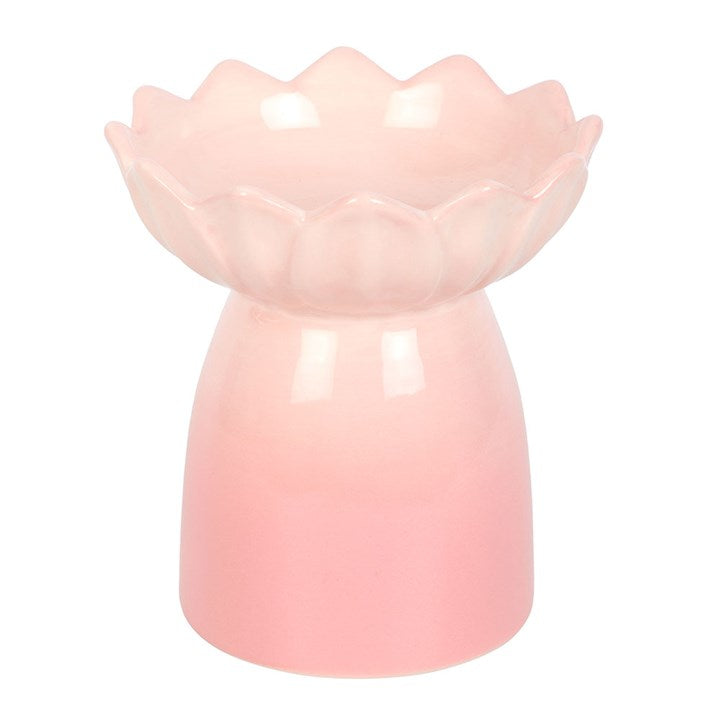 Pink Water Lily Oil Burner and Wax Warmer N/A