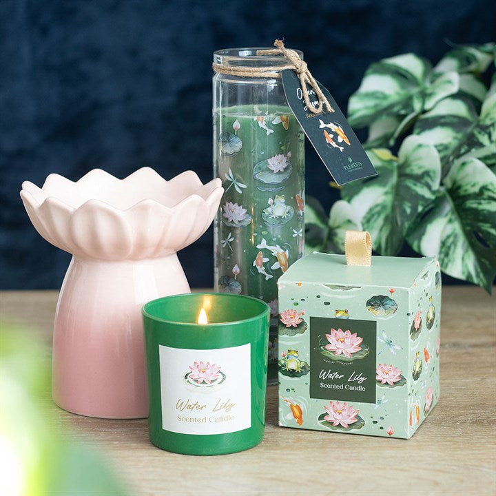 Pink Water Lily Oil Burner and Wax Warmer N/A
