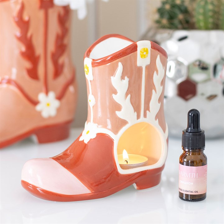 Cowboy Boot Oil Burner and Wax Warmer N/A