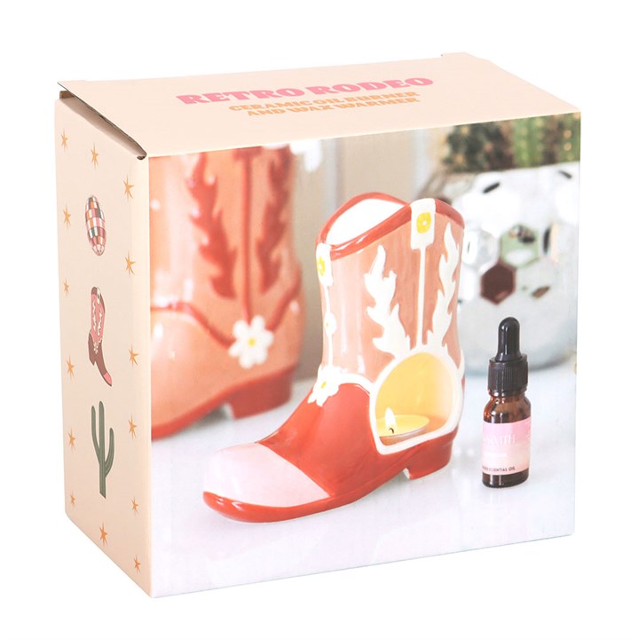 Cowboy Boot Oil Burner and Wax Warmer N/A