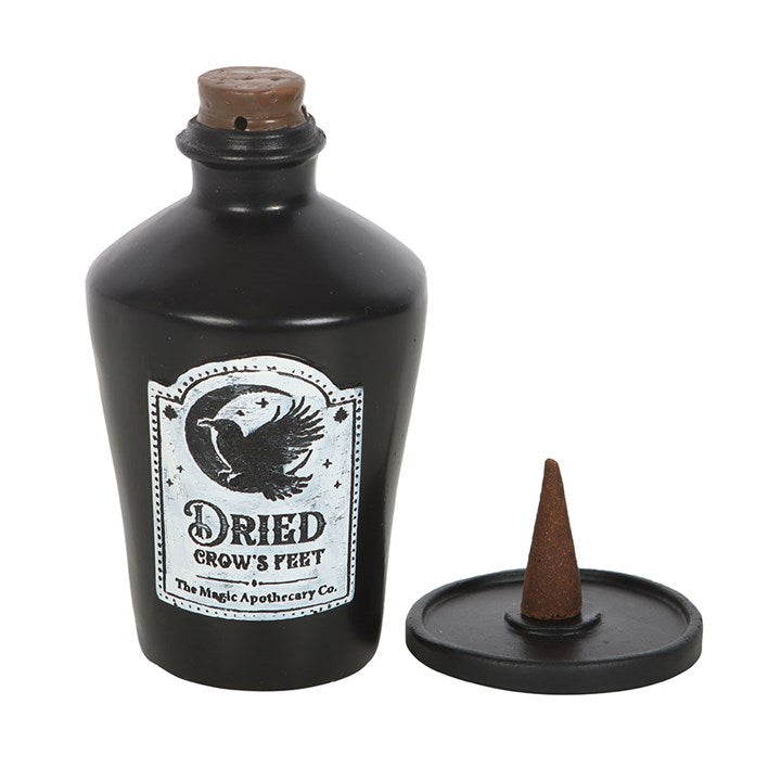 Dried Crow's Feet Incense Cone Holder N/A