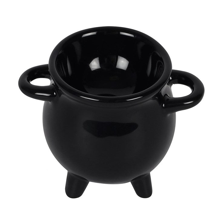 Cauldron Egg Cup with Broom Spoon N/A