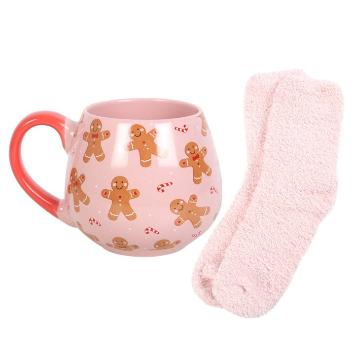 Gingerbread Mug and Socks Set N/A