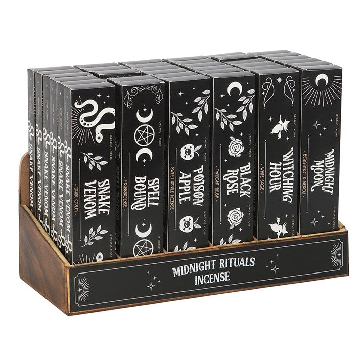 Set of 36 Midnight Rituals Incense Sticks in Display N/A