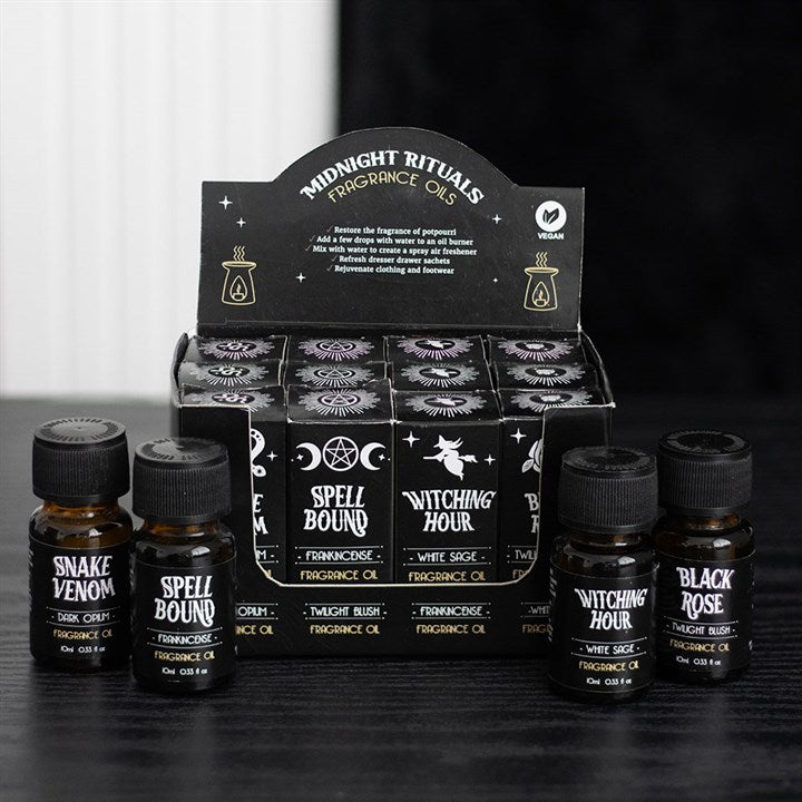 Set of 12 Midnight Rituals Fragrance Oils in Display N/A