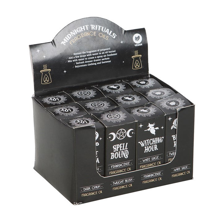Set of 12 Midnight Rituals Fragrance Oils in Display N/A
