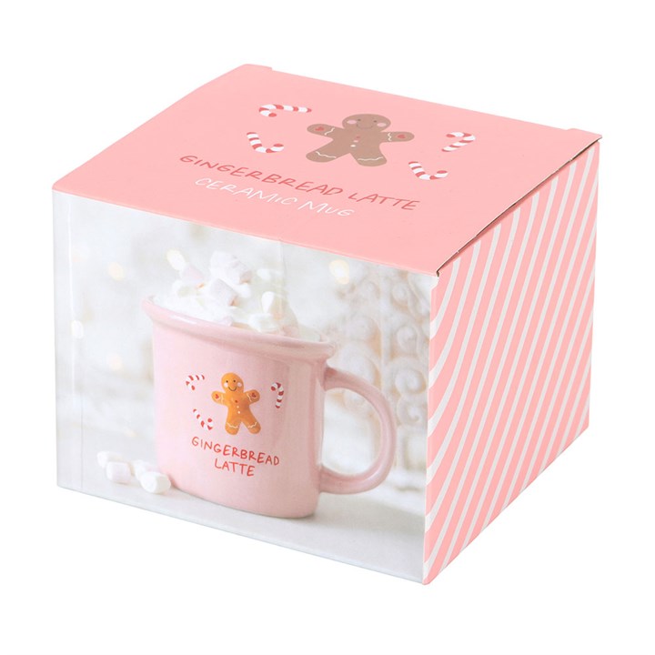Pink Gingerbread Latte Mug N/A