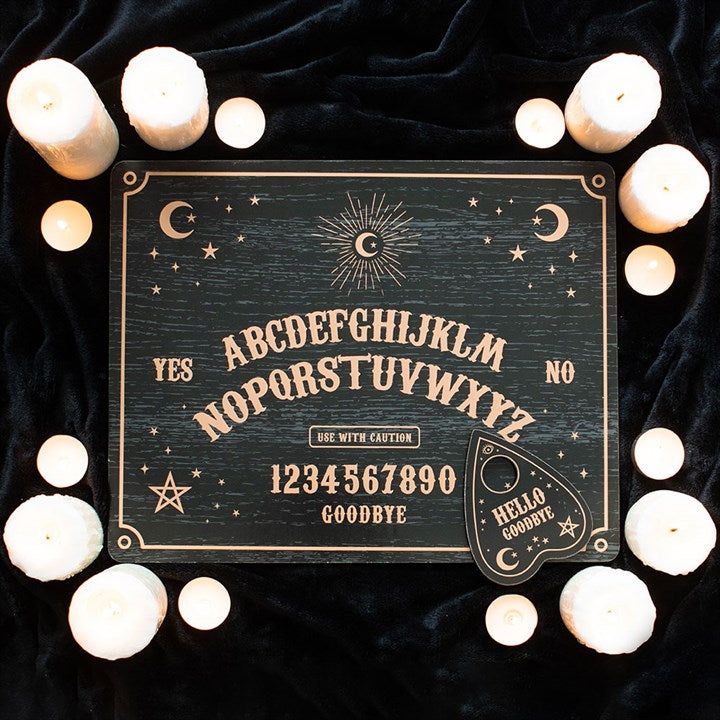 Black Talking Board with Planchette N/A