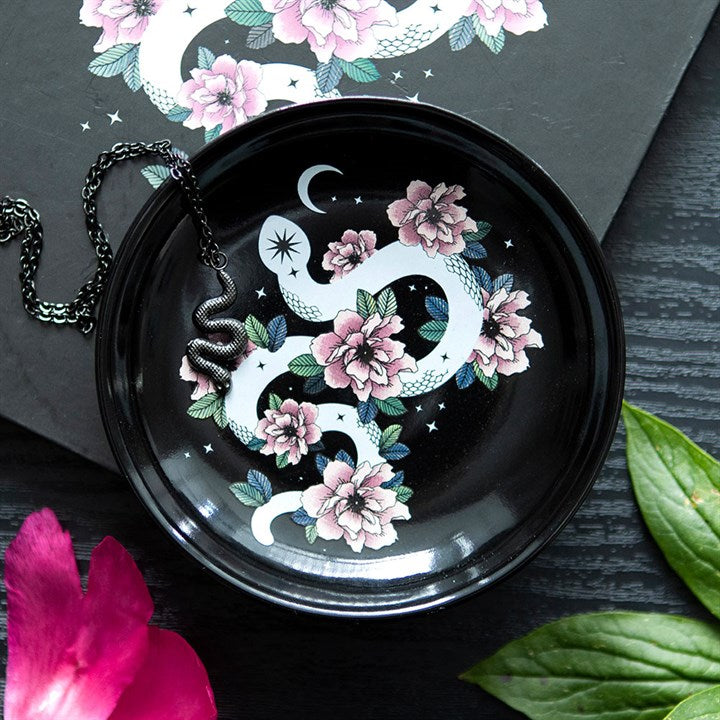 Floral Snake Trinket Dish N/A