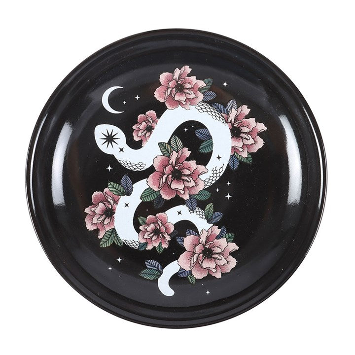 Floral Snake Trinket Dish N/A