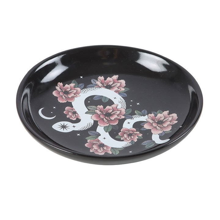 Floral Snake Trinket Dish N/A