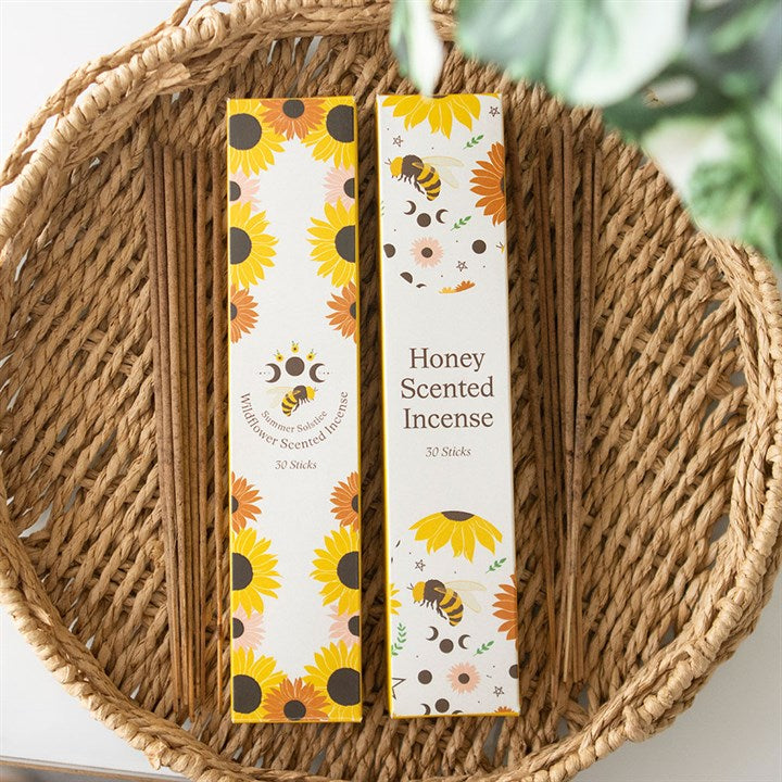 Set of 2 Honey and Wildflower Incense Stick Packs N/A