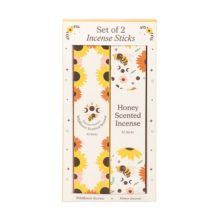 Set of 2 Honey and Wildflower Incense Stick Packs N/A
