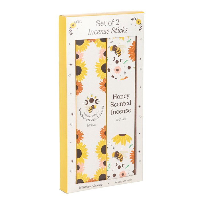 Set of 2 Honey and Wildflower Incense Stick Packs N/A