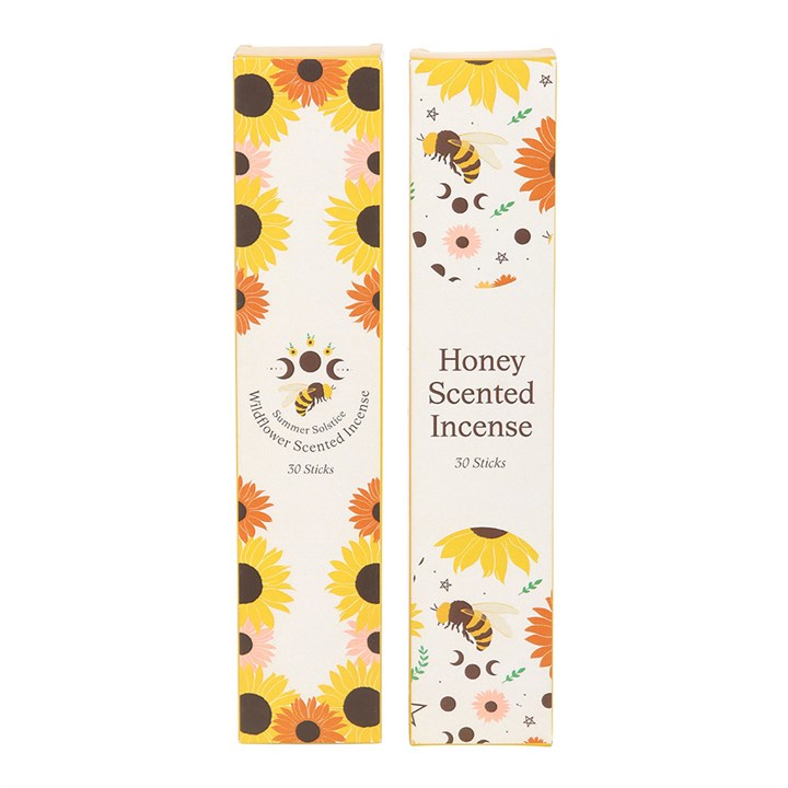 Set of 2 Honey and Wildflower Incense Stick Packs N/A