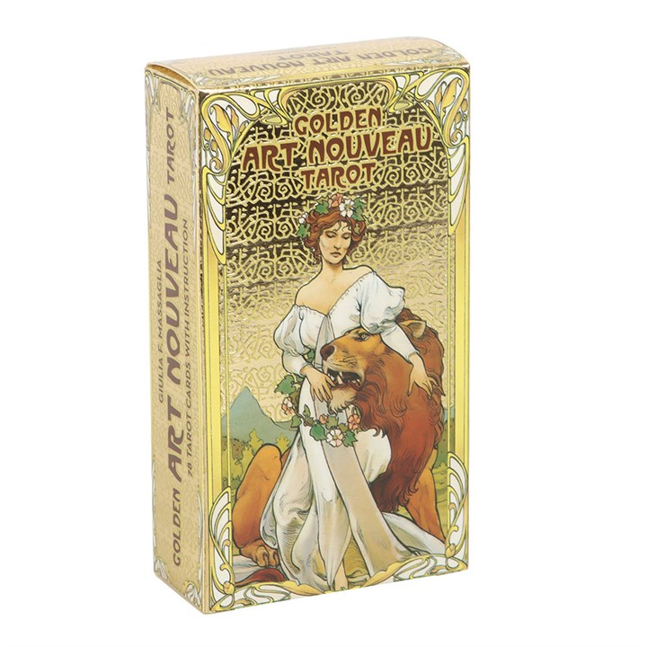 Golden Art Nouveau Tarot Cards N/A
