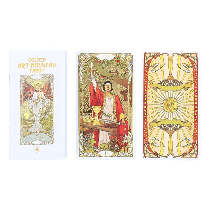 Golden Art Nouveau Tarot Cards N/A