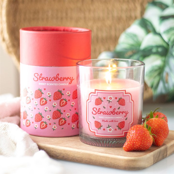 Strawberry Scented Candle N/A