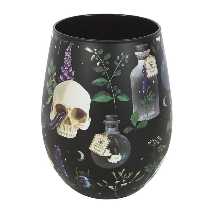Venom & Vines Print Stemless Glass N/A