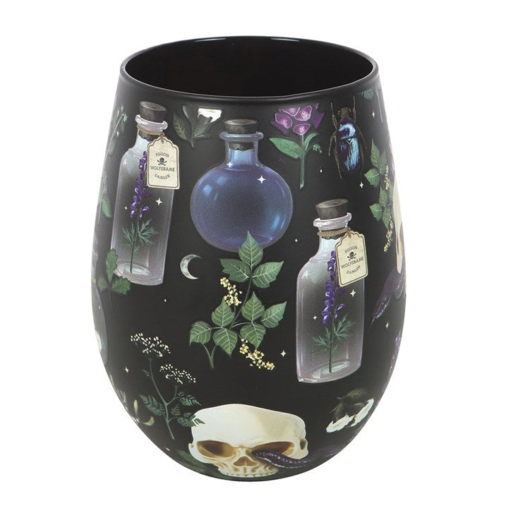 Venom & Vines Print Stemless Glass N/A