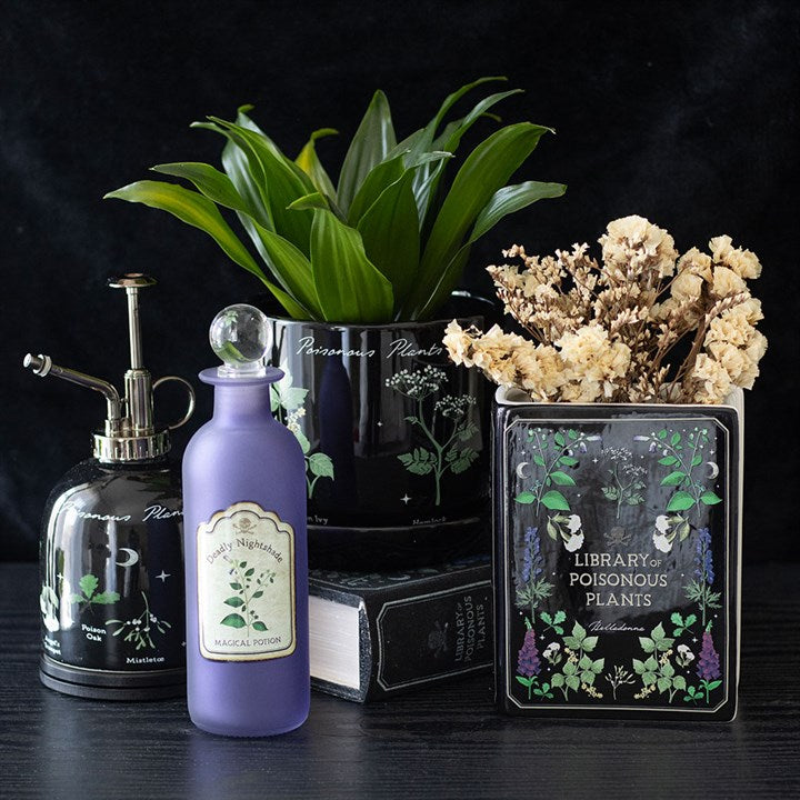 Deadly Nightshade Decorative Glass Potion Bottle N/A