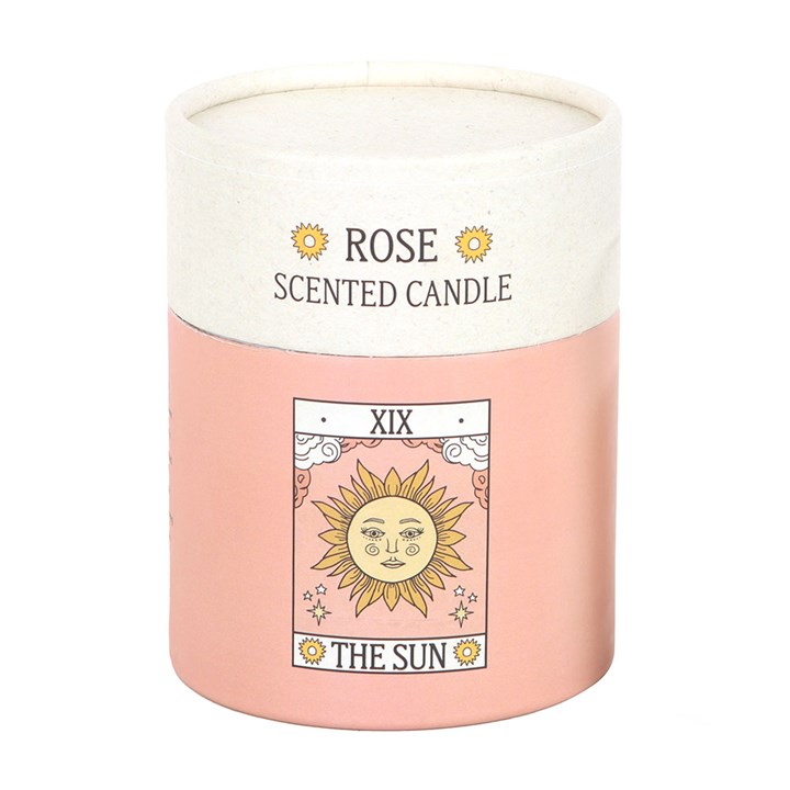 The Sun Vintage Tarot Rose Candle N/A