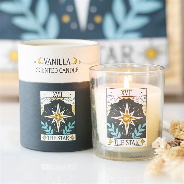 The Star Vintage Tarot Blueberry Candle N/A