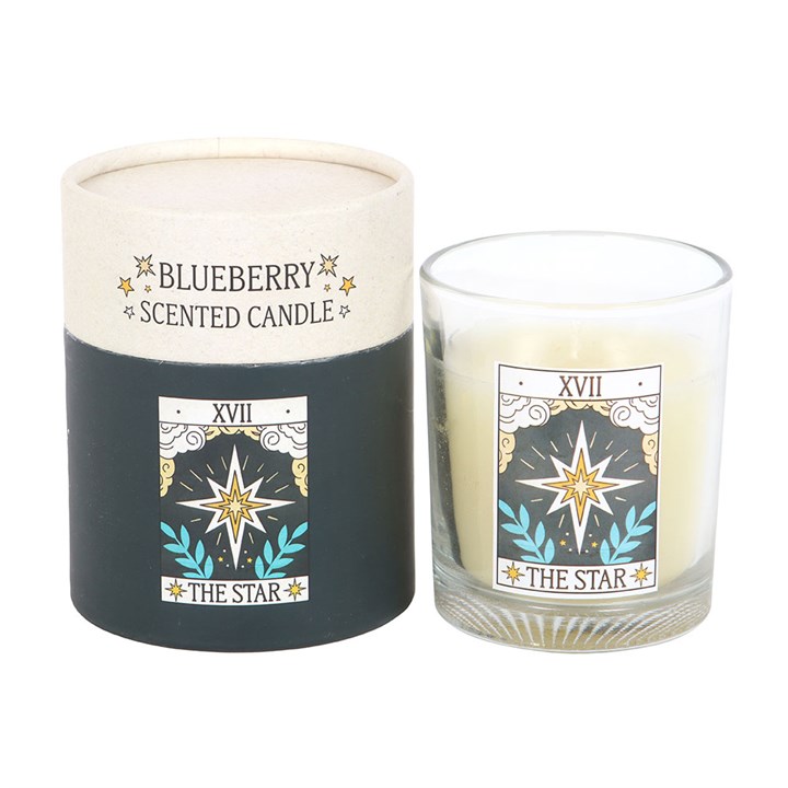 The Star Vintage Tarot Blueberry Candle N/A