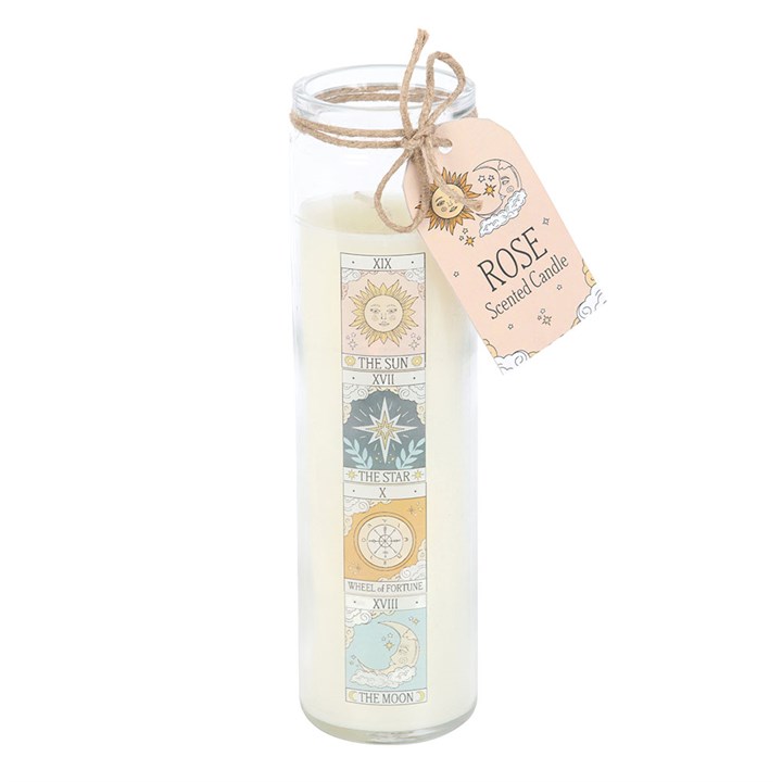 Vintage Tarot Rose Tube Candle N/A