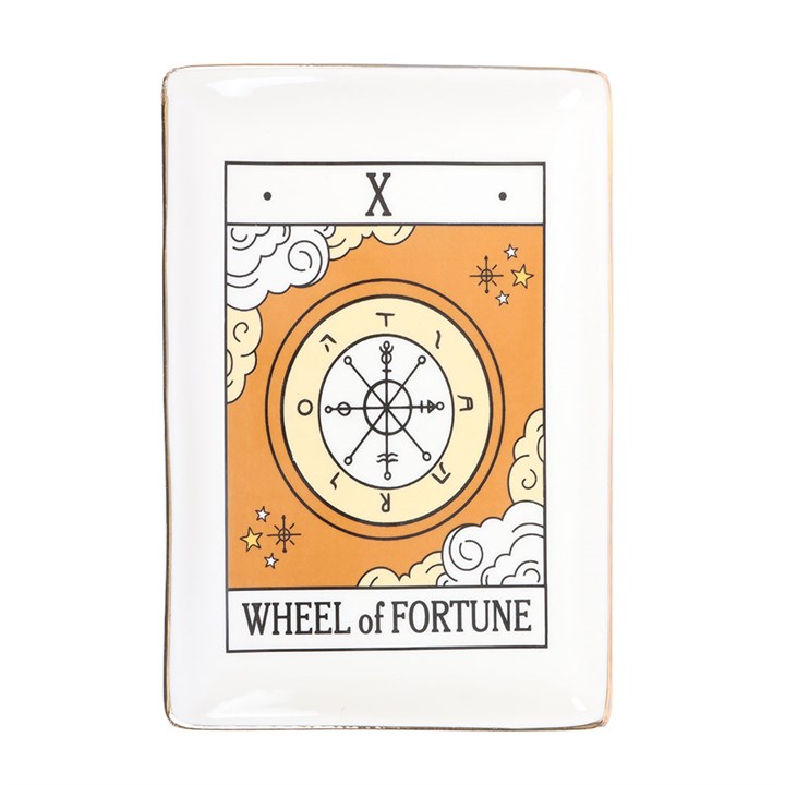 The Wheel of Fortune Vintage Tarot Trinket Dish N/A