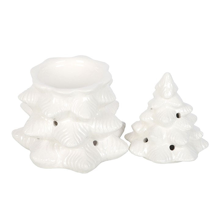 White Fir Tree Oil Burner and Wax Warmer N/A