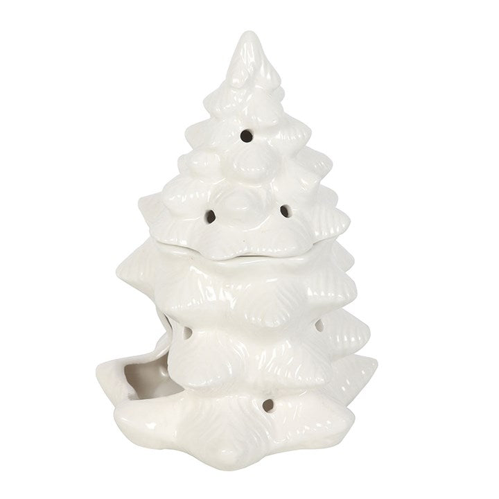 White Fir Tree Oil Burner and Wax Warmer N/A