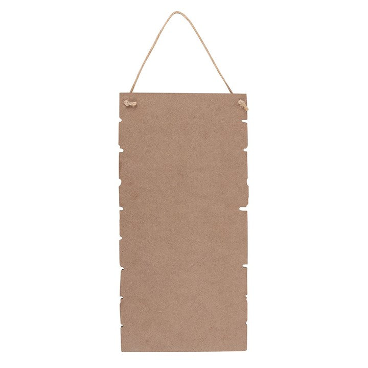 Winter Wonderland Checklist Hanging Sign N/A
