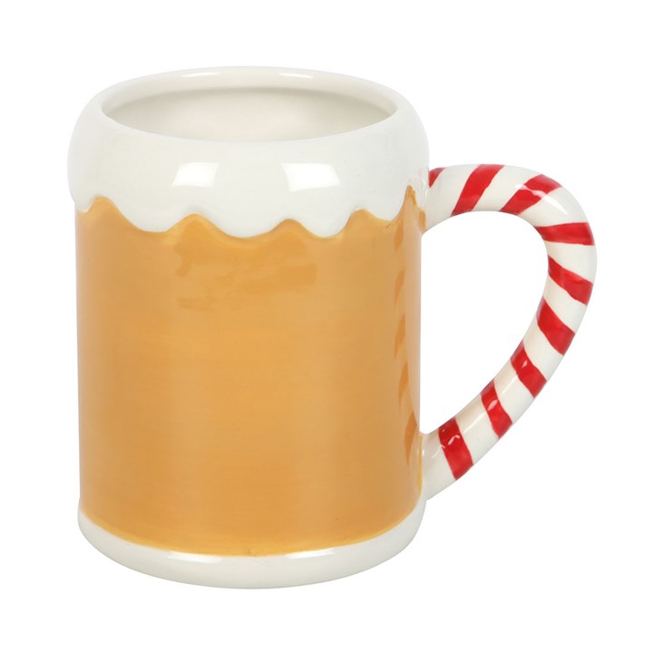Candy Cane Gingerbread House Mug N/A
